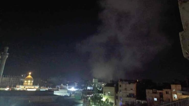 תקיפה בבאזור א-סידה זינב דרומית לדמשק בסוריה