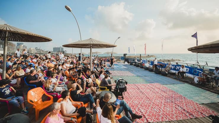 אירוע קבלת שבת בנמל תל אביב 