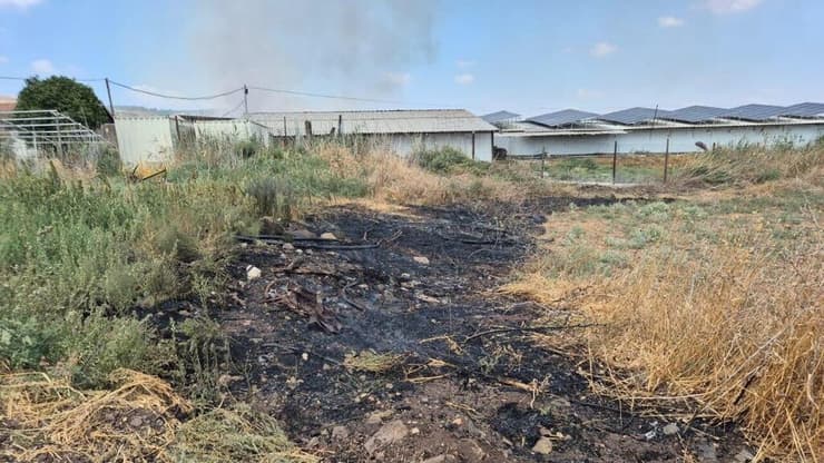 זירת הפגיעה מכפר הזיתים