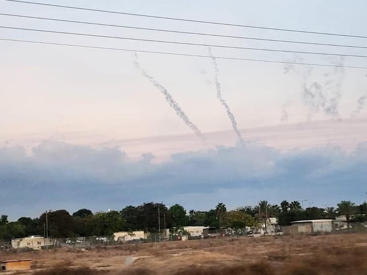 יירוטים בשמי העוטף בבוקר 7 באוקטובר