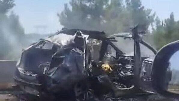 כטב"ם ישראלי תקף רכב בכביש ביירות-דמשק, באזור הבירה הסורית