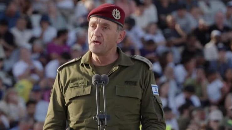 רא"ל הרצי הלוי בטקס סיום קורס קצינים קרביים מחזור 69