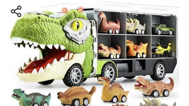 משאית דינוזאורים 