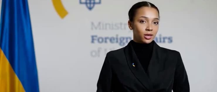 ויקטוריה שי, הדוברת הווירטואלית של משרד החוץ האוקראיני 
