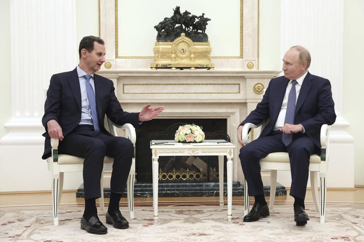 נשיא סוריה בשאר אסד נשיא רוסיה ולדימיר פוטין ביקור מוסקבה