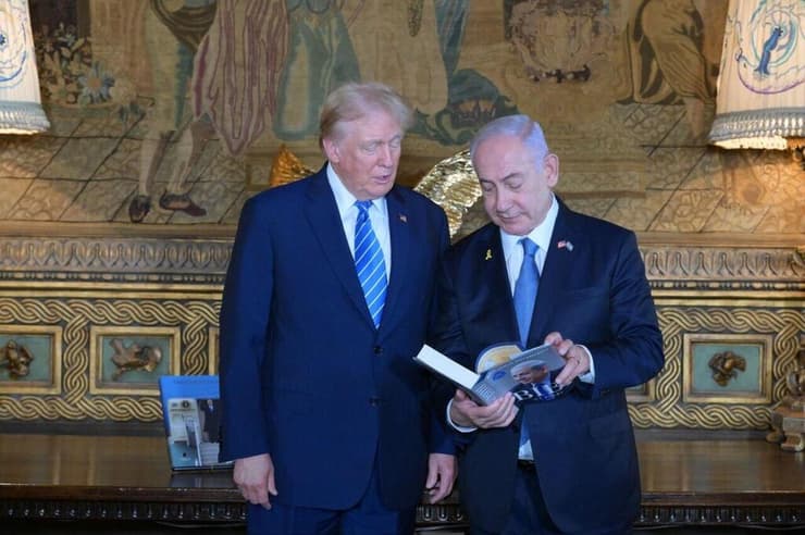 בנימין ושרה נתניהו נפגשים עם דונלד טראמפ