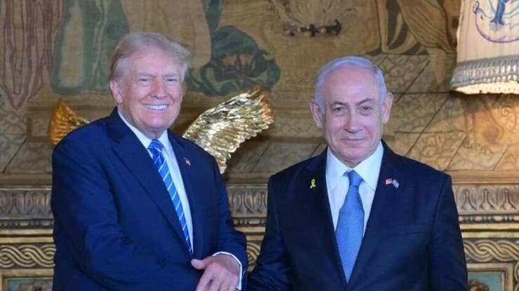 בנימין ושרה נתניהו נפגשים עם דונלד טראמפ