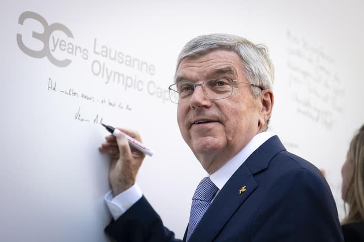 נשיא הוועד האולימפי הבינלאומי תומאס באך