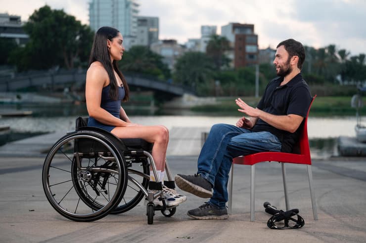 נועם גרשוני וטליה אילת (צילום: בני דויטש) נועם גרשוני וטליה אילת