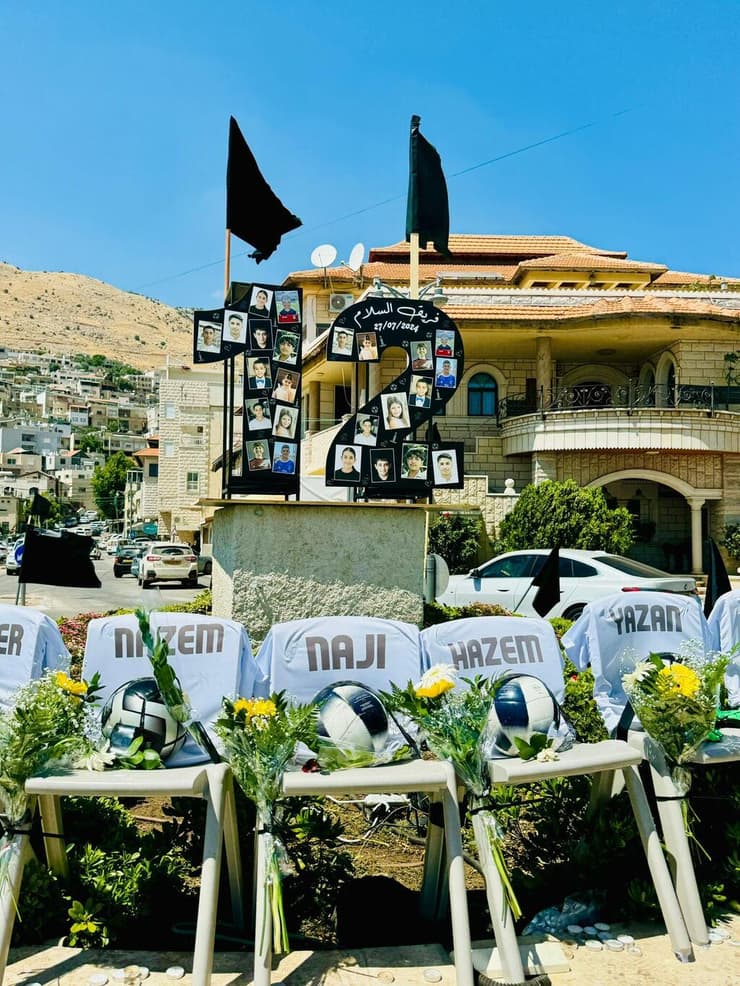 ביקור תנחומים במג'דל שמס