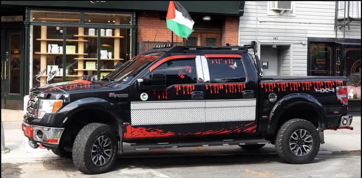 הטנדר שגורם בהלה בשכונה שבה תושבים חרדים רבים