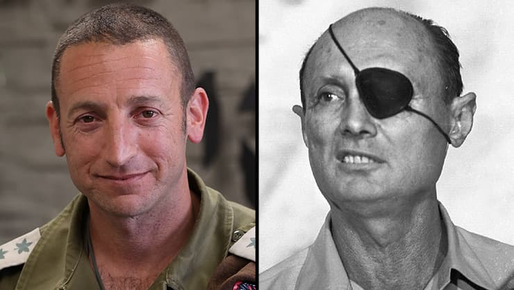 משה דיין ברק חירם (צילום: דוד רובינגר, אלעד גרשגורן) משה דיין ברק חירם