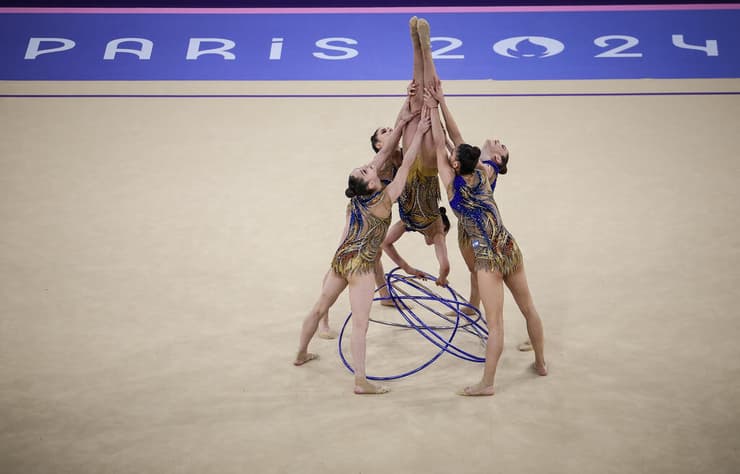 צילום: עוז מועלם נבחרת ההתעמלות האמנותית