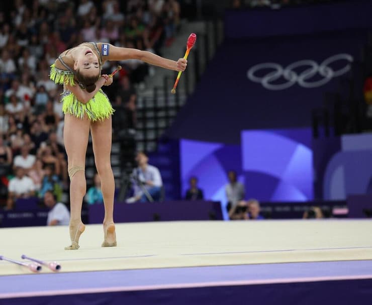 אטמנוב במהלך התרגיל (צילום: עוז מועלם) אטמנוב