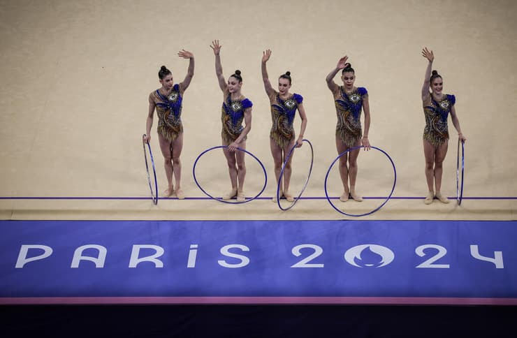 עלו לגמר מהמקום השישי. נבחרת ההתעמלות האמנותית (צילום: עוז מועלם) נבחרת ההתעמלות האמנותית