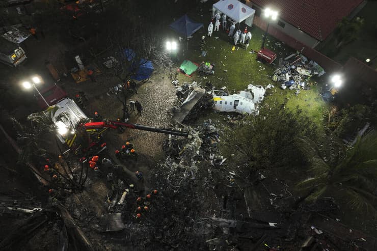 ברזיל התרסקות מטוס מדינת סאו פאולו