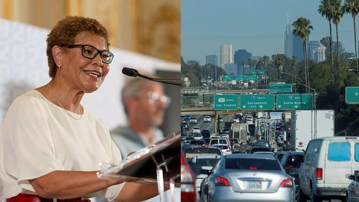 הפקקים בלוס אנג'לס וראש העירייה קארן באס. שאיפות גדולות