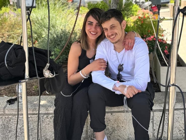 בניהו זרביב ועינב פחה, בני הזוג שהכירו במחלקת אשפוז יום בהדסה עין-כרם