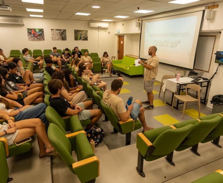 "התמודדנו עם לא מעט אתגרים בדרך" (צילום: אלון אסף ג'ורג'י) מחנה מנהיגות לבני נוער מהעוטף