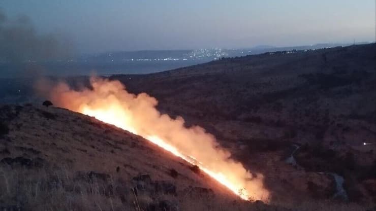 השריפה בשטחי חוות המרעה שריפה בשטחי חוות המרעה