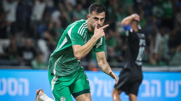 לא מפסיק לכבוש. דוד (צילום: עוז מועלם) שחקן מכבי חיפה דין דוד