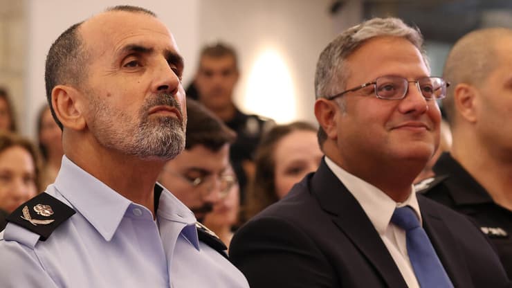 טקס הענקת דרגה לרב ניצב דניאל לוי