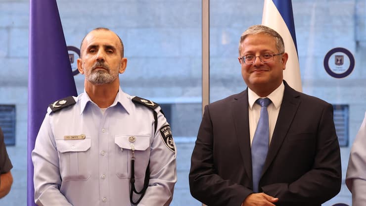 טקס הענקת דרגה לרב ניצב דניאל לוי