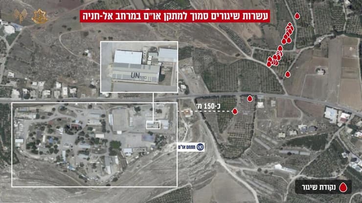 צילום: דובר צה"ל אינפוגרפיקות החושפות את נקודות השיגור מהן תכנן ארגון החיזבאללה לירות