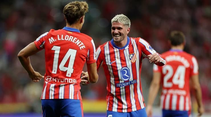 שחקני אתלטיקו מדריד חוגגים