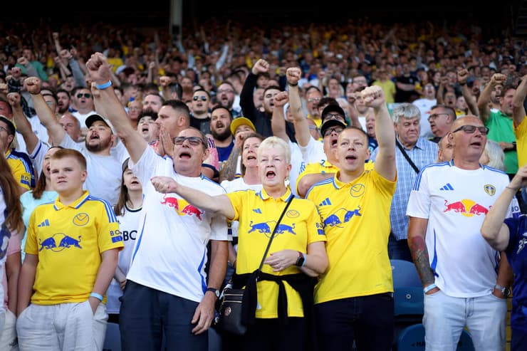 עבר מפואר. אוהדי לידס (צילום: George Wood/Getty Images) אוהדי לידס