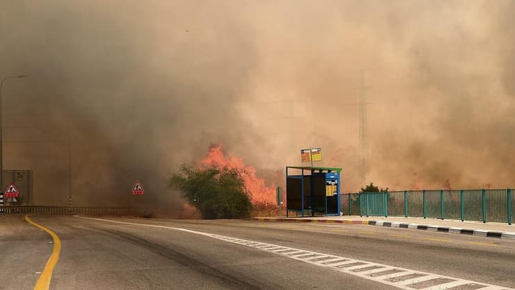 שריפה בצפון, אחת מני רבות בחודשים האחרונים