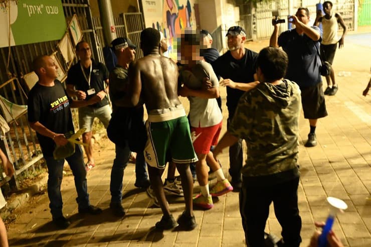 הפגנה נגד אלימות האריתראים בדרום תל אביב