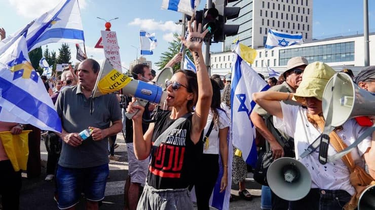 צילום: שלו שלום הפגנה בירושלים