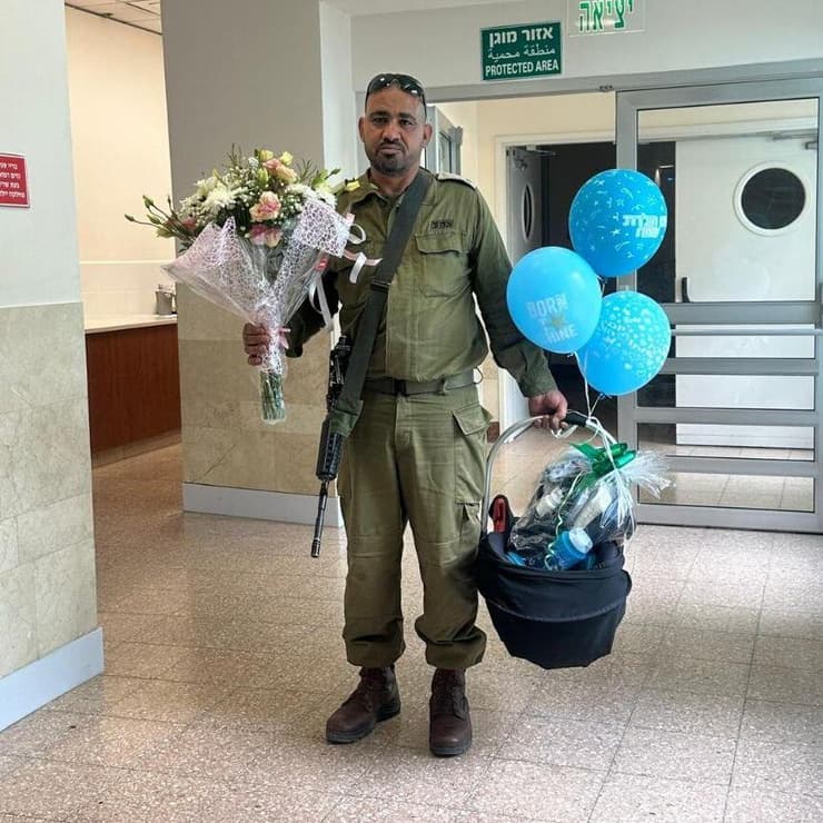 פאמי אבו סהיבן קרא לנכד על שם סמל ראם מאיר בטיטו ז"ל 