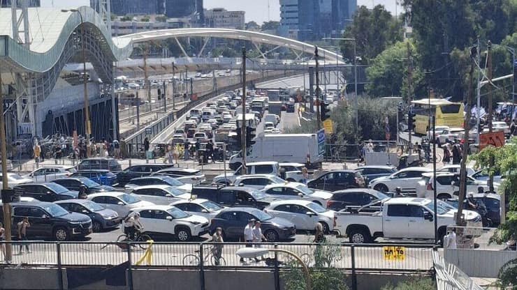 חסימות באיילון בזמן הפגנה להחזרת החטופים