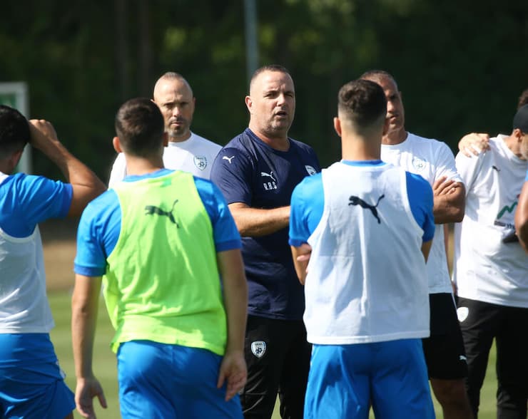 בן שמעון באימון הנבחרת