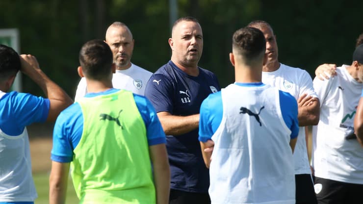 בן שמעון באימון הנבחרת