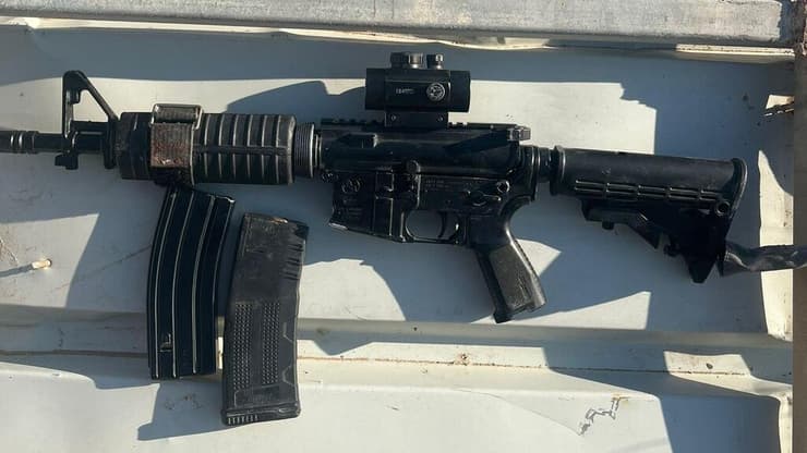  הנשק שאותר ליד המחבלים שחוסלו