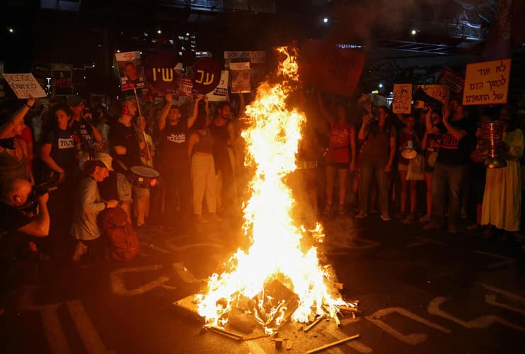 ההפגנה בתל אביב