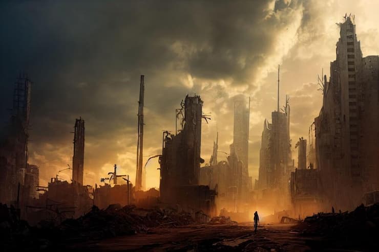 עולם עתידני חרב. דימוי נפוץ ומפתה, אך לא מציאותי במיוחד