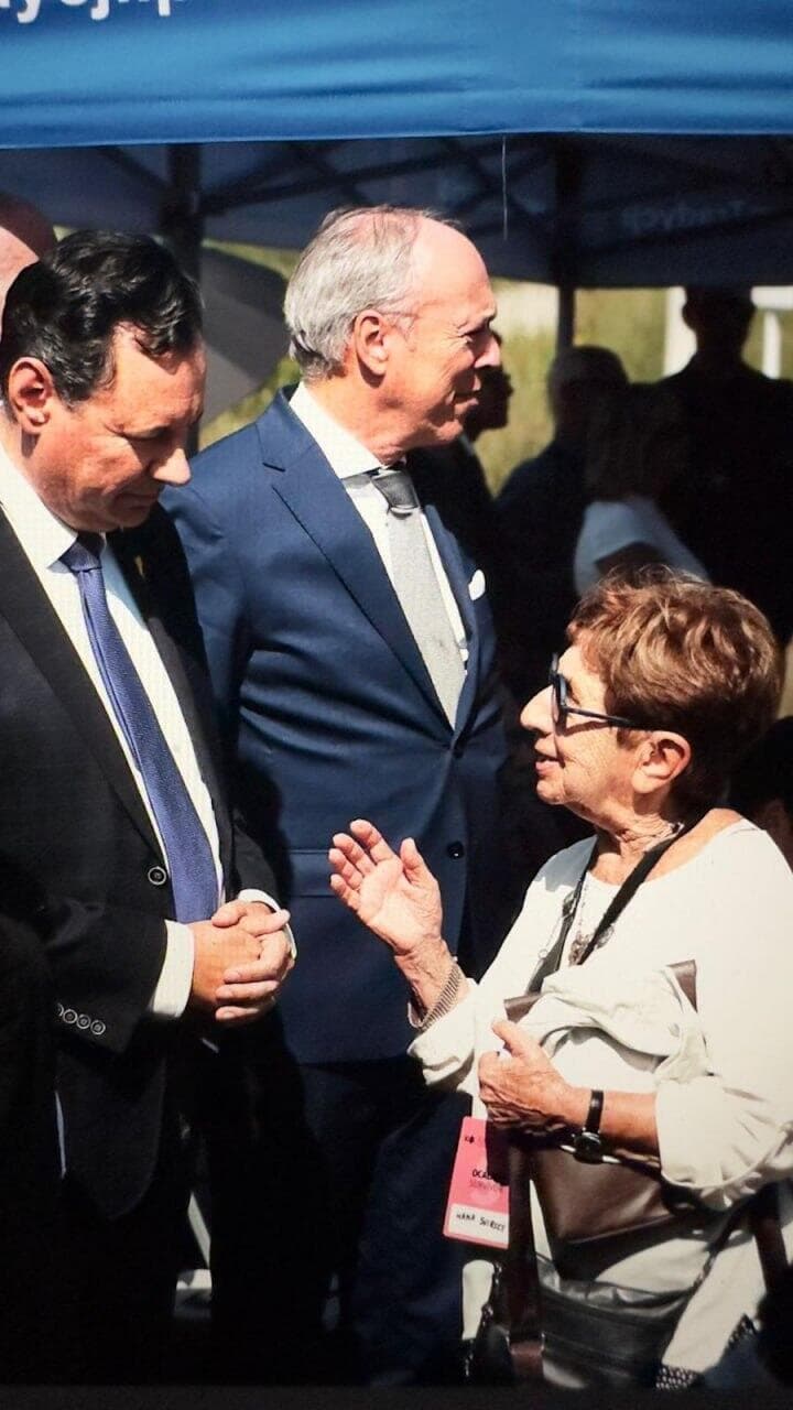 חנה סבירסקי והשגריר ליבנה