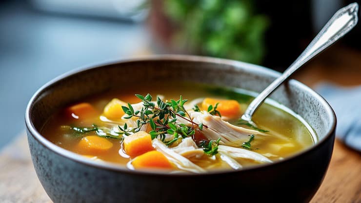 צילום וסטיילינג: רותי רוסו מרק העוף של נועה