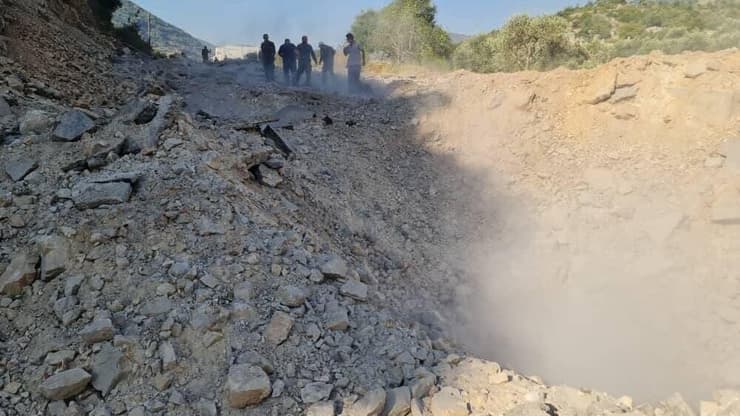 תיעוד ערבי מנזקי התקיפות בסוריה