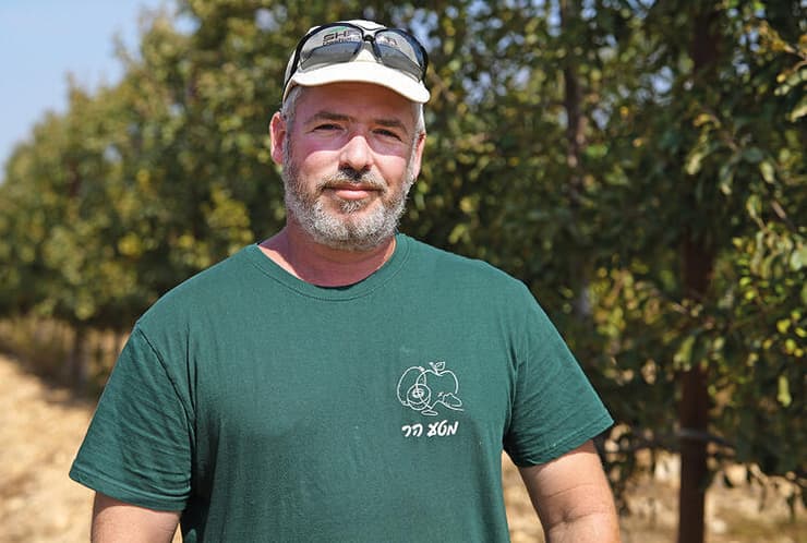 איתי ברטו, מגדל שזיפים מסאסא (צילומים: אפי שריר) yk14071087