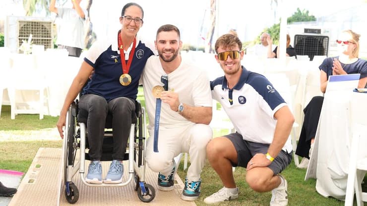 ראובני, פלצ'יק וסמואל (צילום: דנה קופל) תום ראובני, פיטר פלצ'יק ומורן סמואל