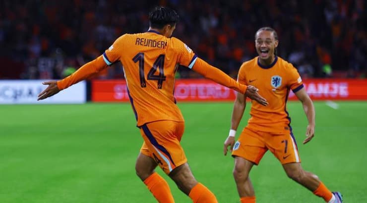 טיג'אני ריינדרס חוגג (רויטרס) טיג'אני ריינדרס חוגג