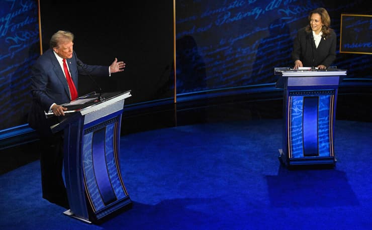 העימות הנשיאותי בין דונלד טראמפ לקמלה האריס