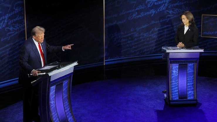 העימות הנשיאותי בין דונלד טראמפ לקמלה האריס