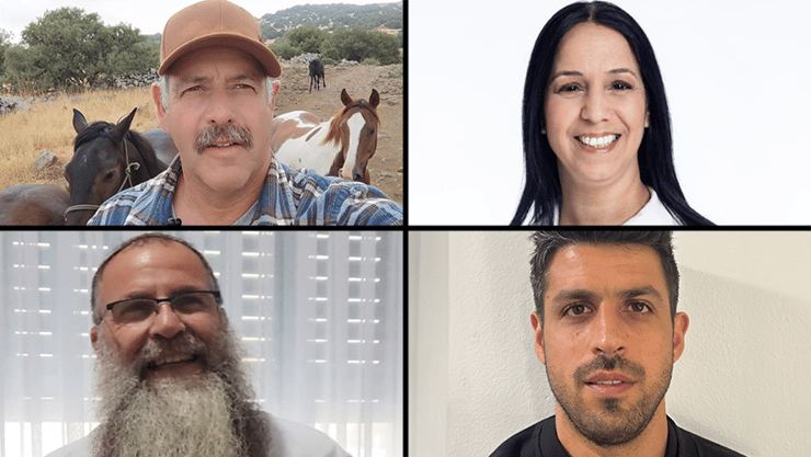 מימין: הילה גונן ברזילי, רס"ב במיל' אמיר דובדבני, ריף פרץ, אמיר זיני (צילום: אורן דאי, צילום פרטי) ועידת הבריאות מימין: הילה גונן ברזילי, רס"ב במיל' אמיר דובדבני, ריף פרץ, אמיר זיני