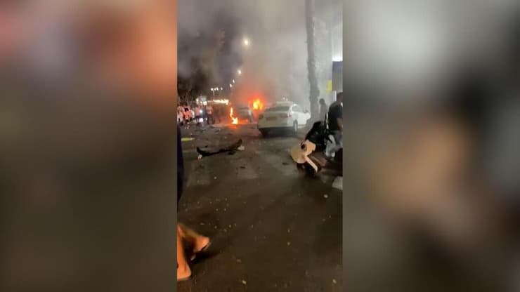 זירת פיצוץ הרכב בעכו